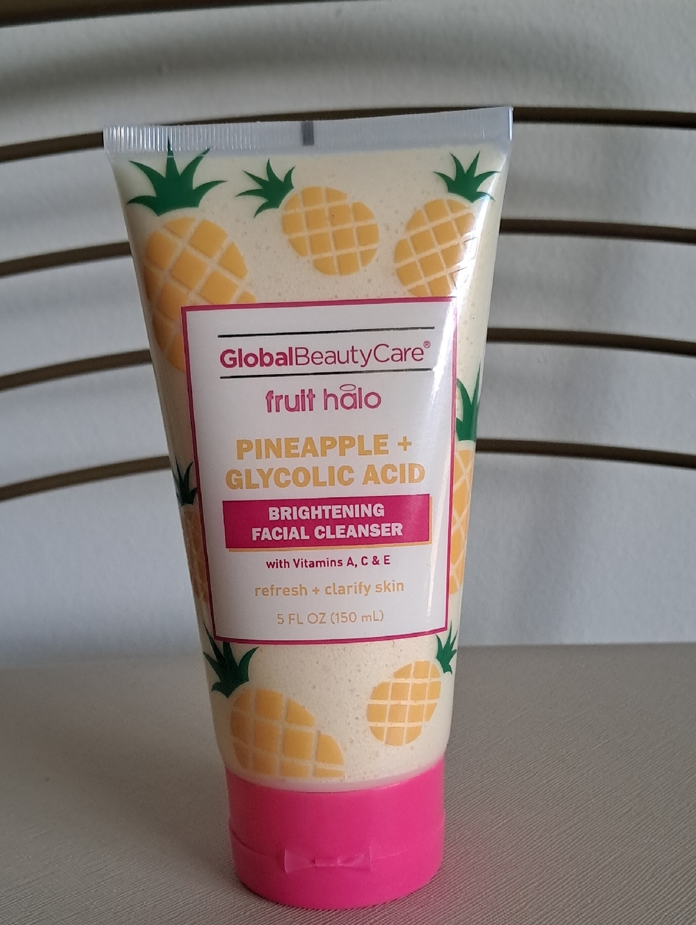 Global Beauty Care Fruit Halo Pineapple Brightening Facial Cleanser - Pink